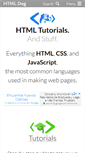 Mobile Screenshot of htmldog.com